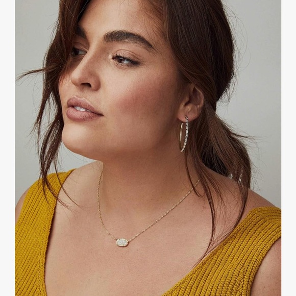 New Kendra Scott Gold Elisa Necklace - Picture 2 of 3